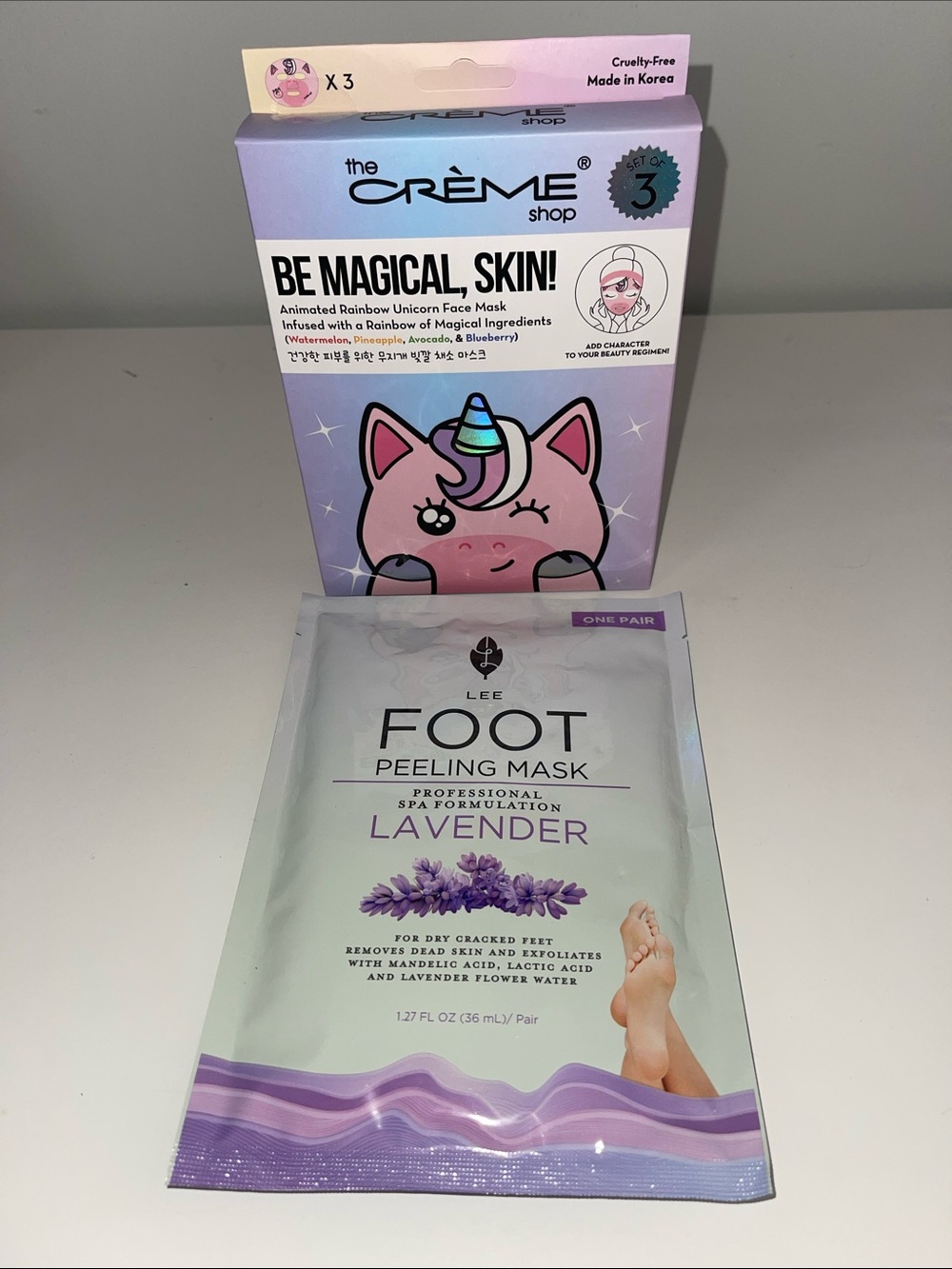 LEE Lavender Foot Peeling Mask — Lavender Crème shop 3 face masks